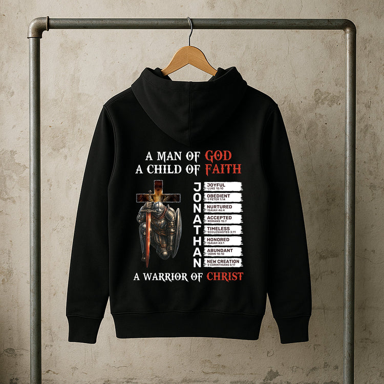 A-Warrior-Of-Christ-With-Name-Letter-In-Bible-Personalized-Back-Printed-Hoodie_2