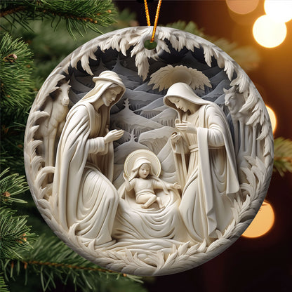 Birth-Of-Jesus-Personalized-Ceramic-Ornament_1