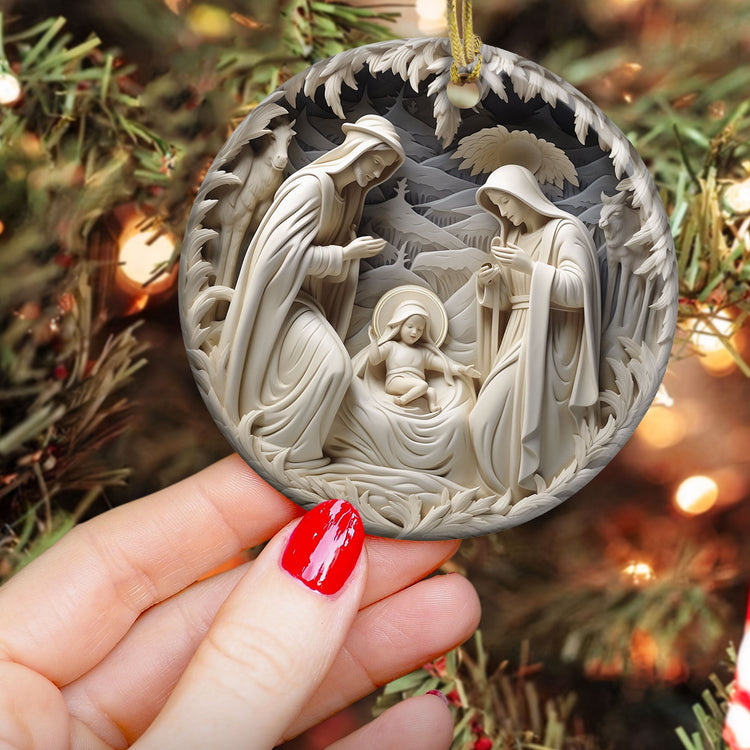 Birth-Of-Jesus-Personalized-Ceramic-Ornament_4