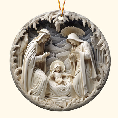 Birth-Of-Jesus-Personalized-Ceramic-Ornament_5