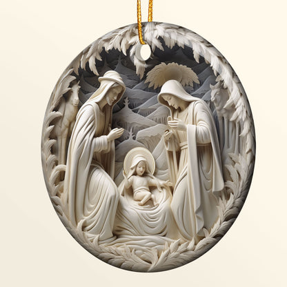 Birth-Of-Jesus-Personalized-Ceramic-Ornament_6