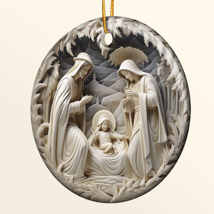 Birth-Of-Jesus-Personalized-Ceramic-Ornament_6