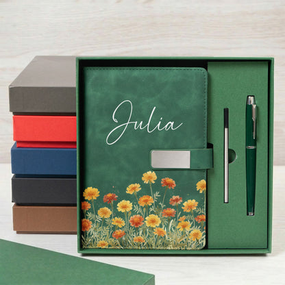 Custom-Birth-Flower-&-Name-For-Her,-Wife,-Daughter,-Sister-Personalized-Notebook-Set-6
