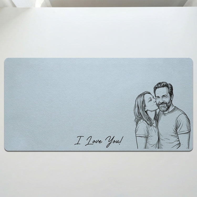 Forever_Love_Couple_Photo_Sketch_Line_Art_Anniversary_Gift_For_Him_Her_Personalized_Desk_Mat_3
