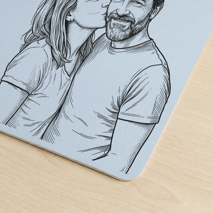 Forever_Love_Couple_Photo_Sketch_Line_Art_Anniversary_Gift_For_Him_Her_Personalized_Desk_Mat_5