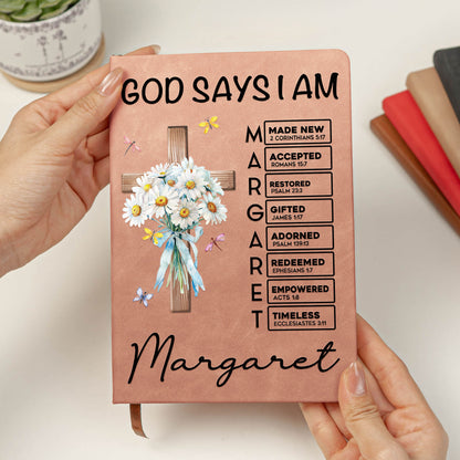 God-Says-I-Am-Name-In-Bible-Verse-Birth-Flower-Personalized-Leather-Journal_2