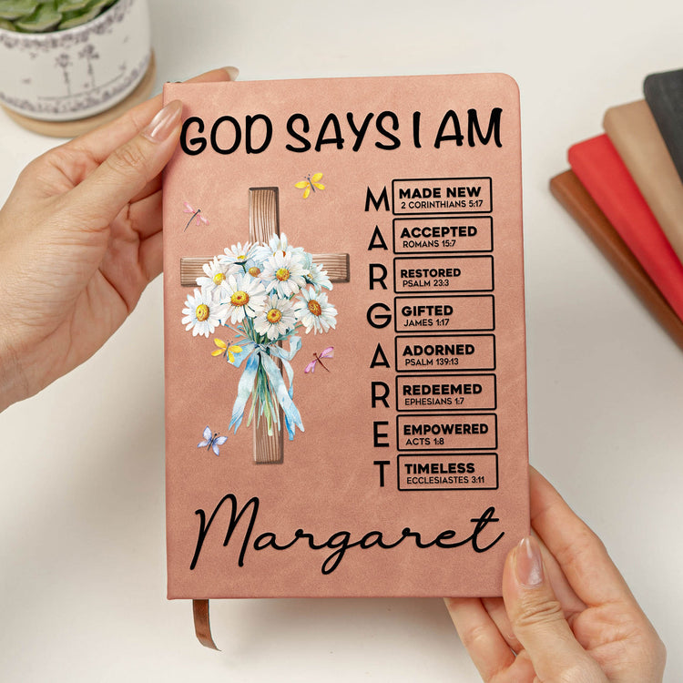 God-Says-I-Am-Name-In-Bible-Verse-Birth-Flower-Personalized-Leather-Journal_2