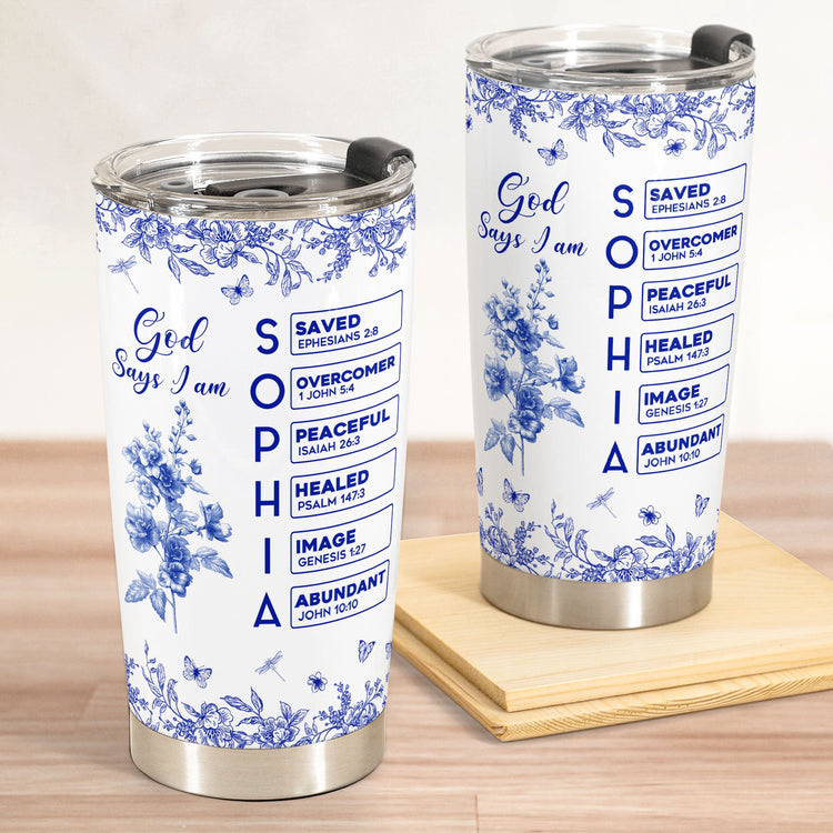 God-Says-I-Am-Name-Letter-In-Bible-Birth-Flower-Toile-De-Jouy-Style-Personalized-Wine-Tumbler_1_ec997783-c93d-46b8-bb81-6cae14c89b52