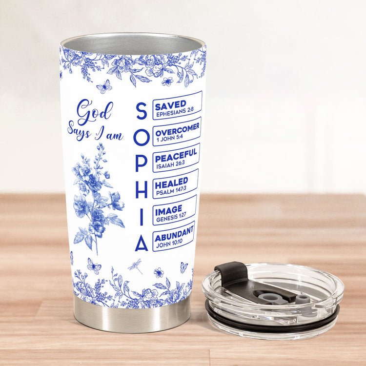 God-Says-I-Am-Name-Letter-In-Bible-Birth-Flower-Toile-De-Jouy-Style-Personalized-Wine-Tumbler_2_5af8e0d3-8ff1-4c5d-bbe0-26dfe910fb6f