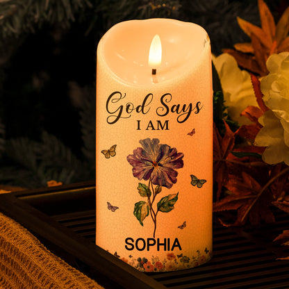 God-Says-I-Am-Name-Letter-In-Bible-Personalized-LED-Candle_2