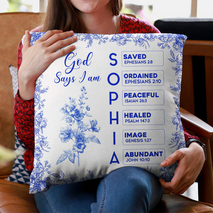 God-Says-I-Am-Name-Letter-In-Bible-Toile-De-Jouy-Style-Personalized-Pillow_2