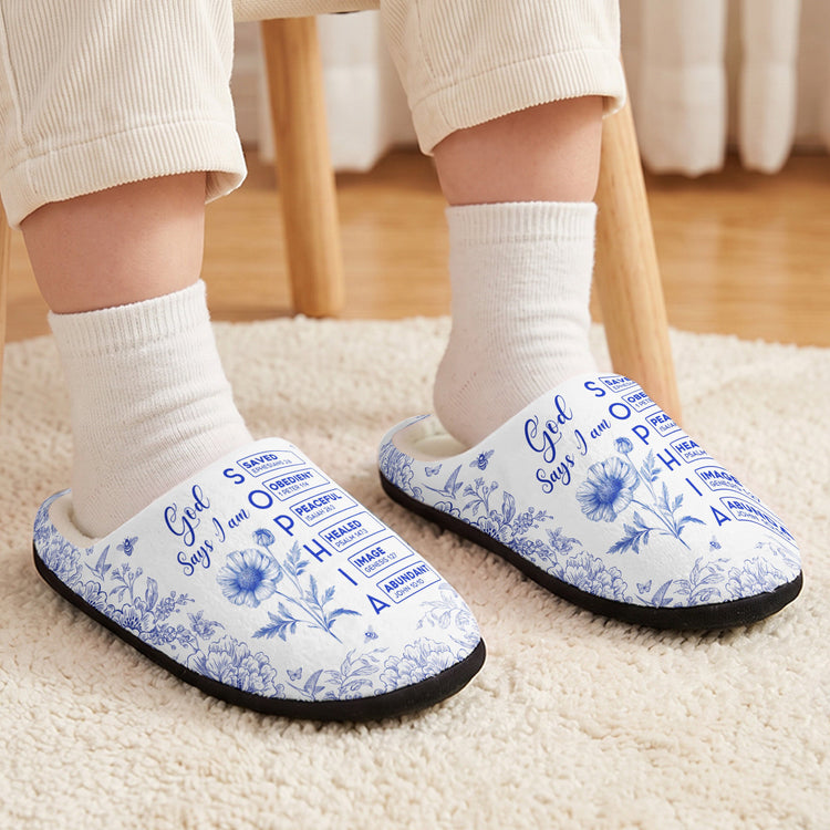 God-Says-I-Am-Name-Letter-In-Bible-Toile-De-Jouy-Style-Personalized-Slippers_1
