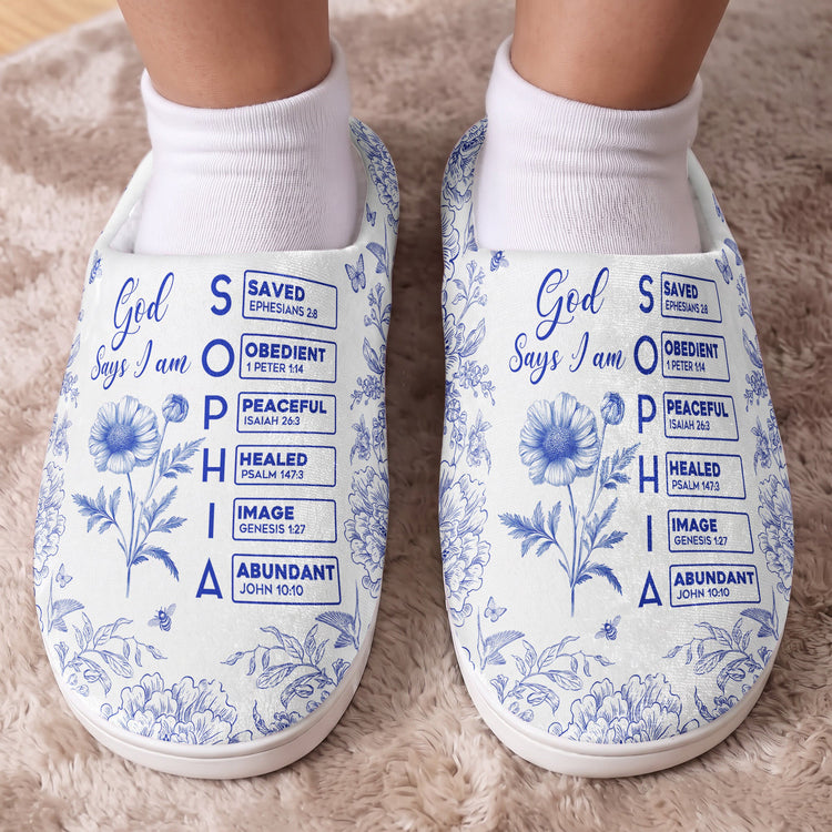 God-Says-I-Am-Name-Letter-In-Bible-Toile-De-Jouy-Style-Personalized-Slippers_2