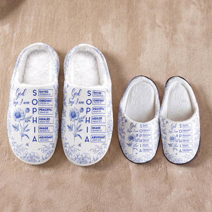 God-Says-I-Am-Name-Letter-In-Bible-Toile-De-Jouy-Style-Personalized-Slippers_3
