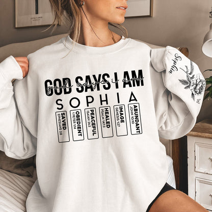 God-Says-I-Am-Name-Letter-In-Bible-Toile-De-Jouy-Style-Personalized-Sweatshirt_2