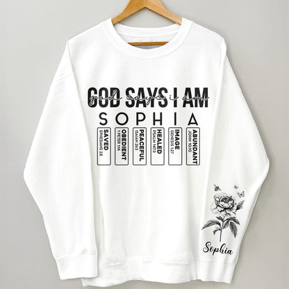 God-Says-I-Am-Name-Letter-In-Bible-Toile-De-Jouy-Style-Personalized-Sweatshirt_4