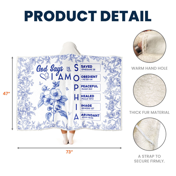 God-Says-I-Am-Name-Letter-In-Bible-Toile-De-Jouy-Style-Personalized-Wearable-Blanket-Hoodie_4