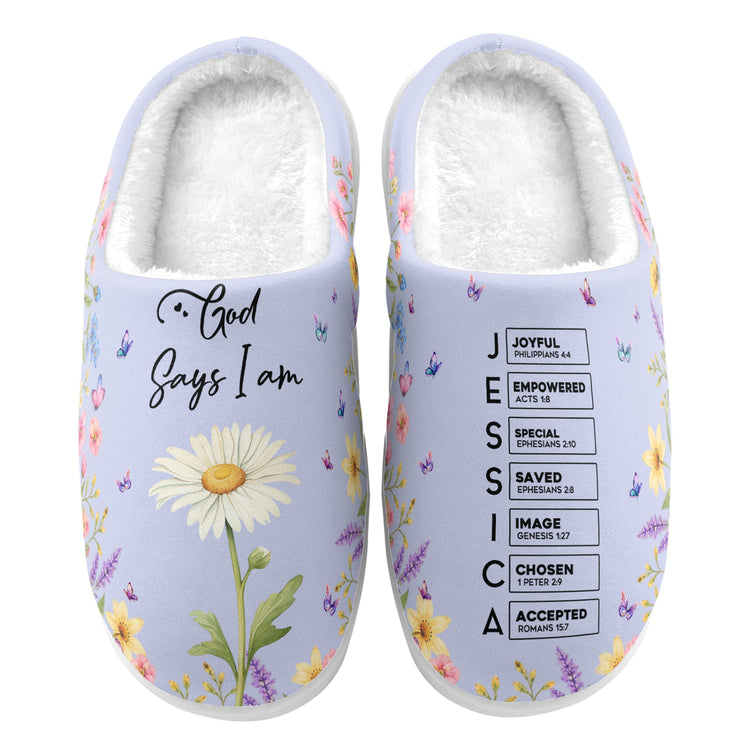 God_Says_I_Am_Custom_Name_Birth_Flower_For_Her_Personalized_Slippers_3