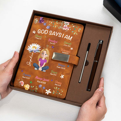 Kid_Birth_Flower_God_Says_I_Am_Personalized_Notebook_Set_3