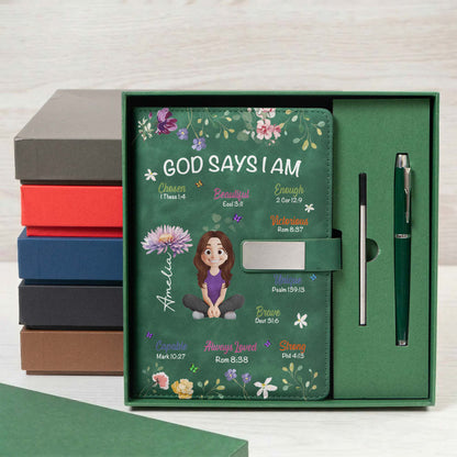 Kid_Birth_Flower_God_Says_I_Am_Personalized_Notebook_Set_6
