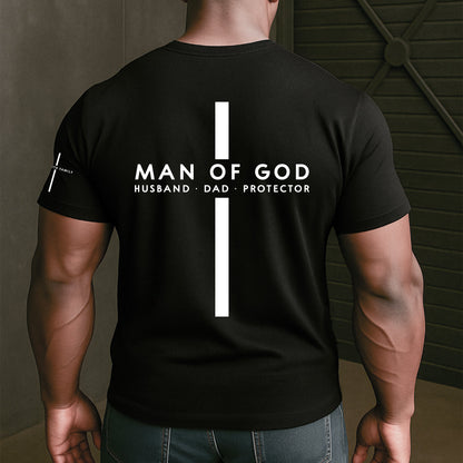 Man_Of_God_Custom_Family_Name_On_Sleeve_Pride_Christian_Gifts_For_Men_Husband_Dad_Personalized_Shirt_5
