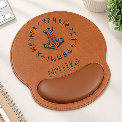 Name In Viking Runes, Ethnic Norse, Norse Mythology - Personalized Mouse Pad
