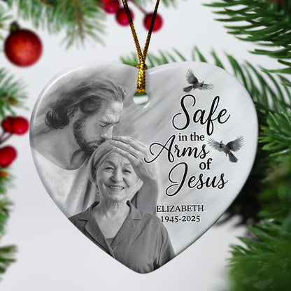 Safe-In-The-Arm-Of-Jesus-Personalized-Ceramic-Photo-Ornament_1