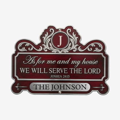 We_Ll_Serve_The_Lord_Personalized_Metal_Sign_3