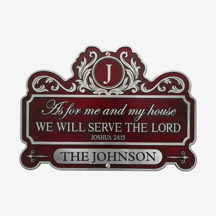We_Ll_Serve_The_Lord_Personalized_Metal_Sign_3