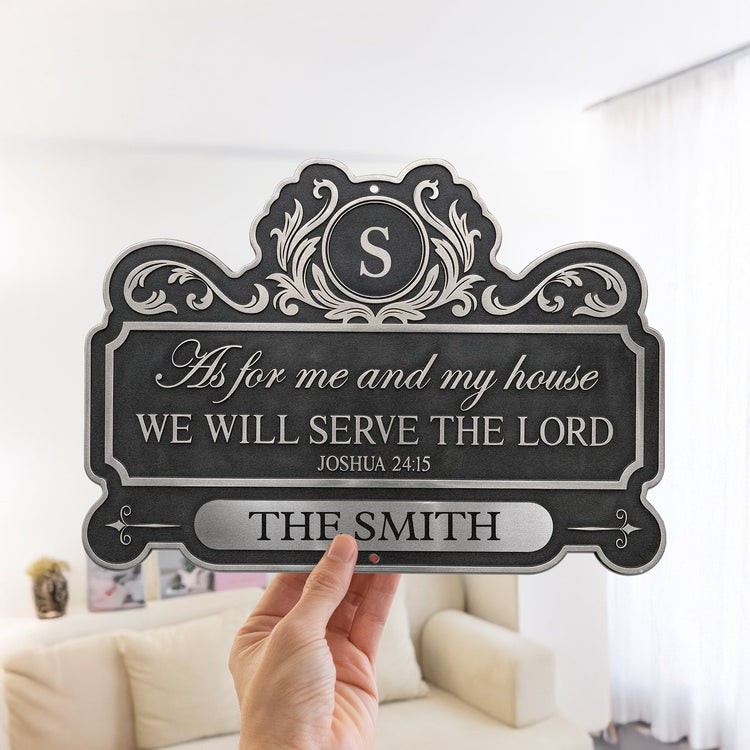We_Ll_Serve_The_Lord_Personalized_Metal_Sign_4