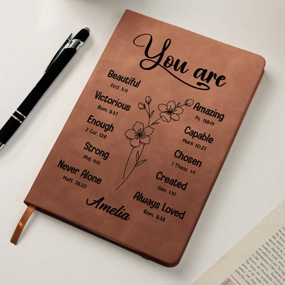 You-Are-Bible-Verse-Christian-Gift-For-Women-Personalized-Leather-Journal-6