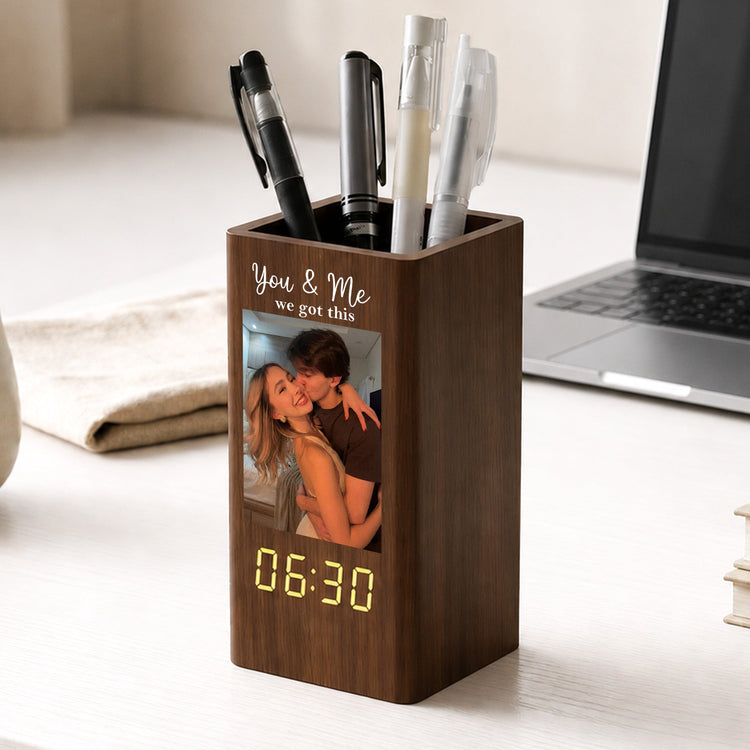 You_Me_We_Got_This_Personalized_Pen_Holder_With_Clock_1