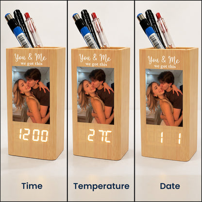 You_Me_We_Got_This_Personalized_Pen_Holder_With_Clock_4